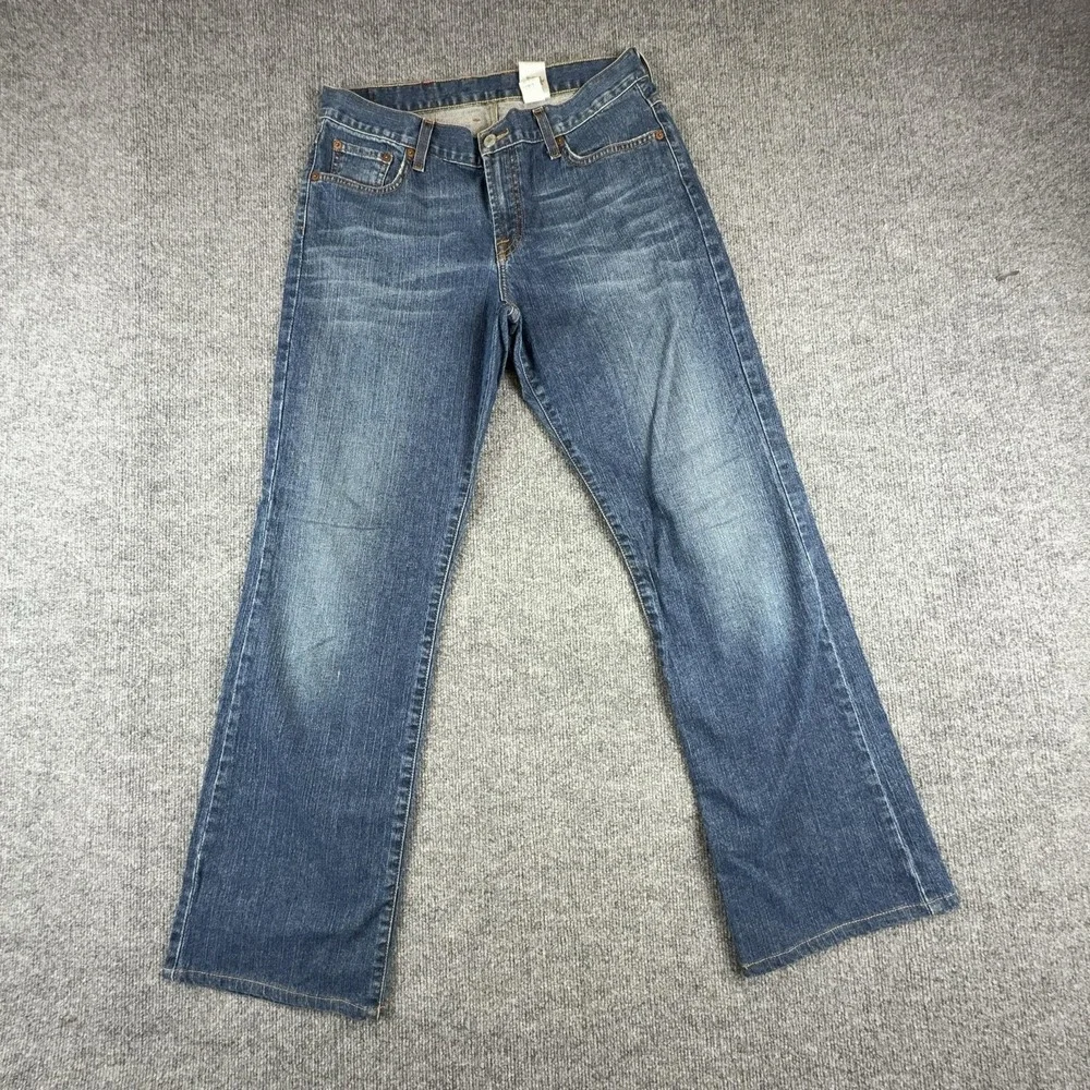 Lucky Brand Dungarees Jeans Mens 30x31 Blue Classic Fit Straight Stretch Denim